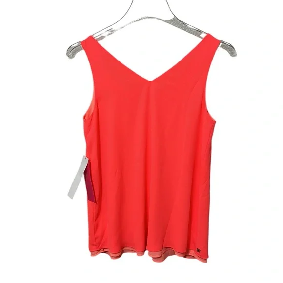 Lilly Pulitzer Women's Florin Sleeveless V-Neck Tank Top - Reversible Woven Polyester, Bra-Friendly - View #7